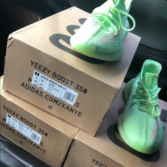 yeezy glow box